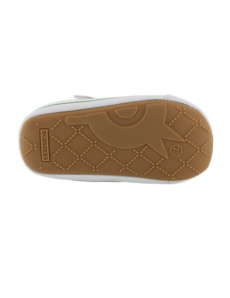 Calzado respetuoso Old Soles Meshy Blanco-Verde