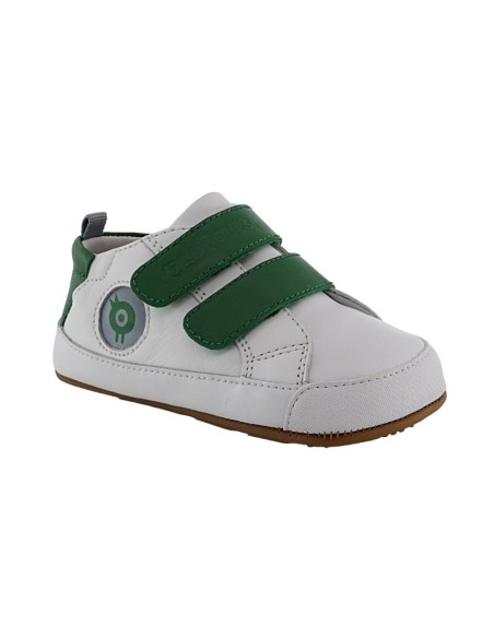 Calzado respetuoso Old Soles Badge Blanco-Verde