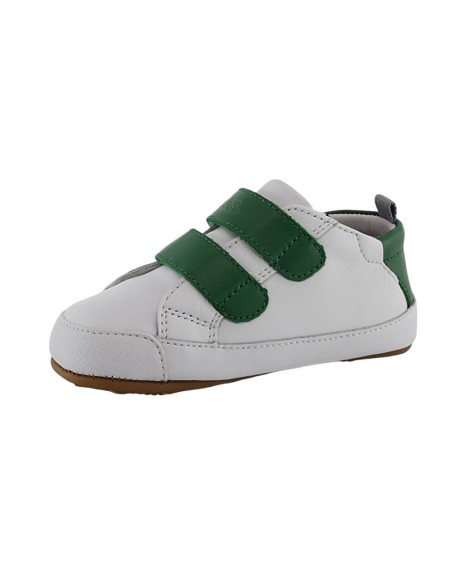 Calzado respetuoso Old Soles Badge Blanco-Verde