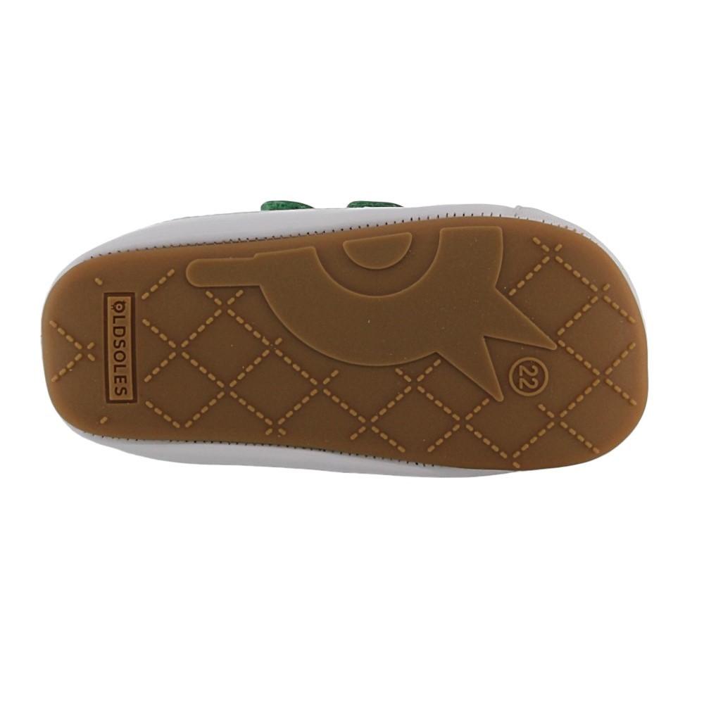 Calzado respetuoso Old Soles Badge Blanco-Verde