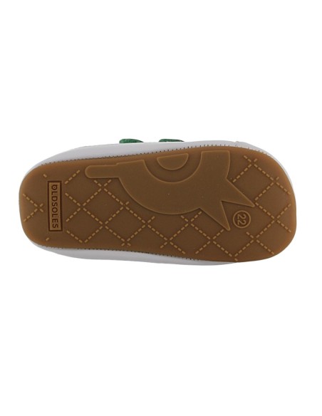 Calzado respetuoso Old Soles Badge Blanco-Verde