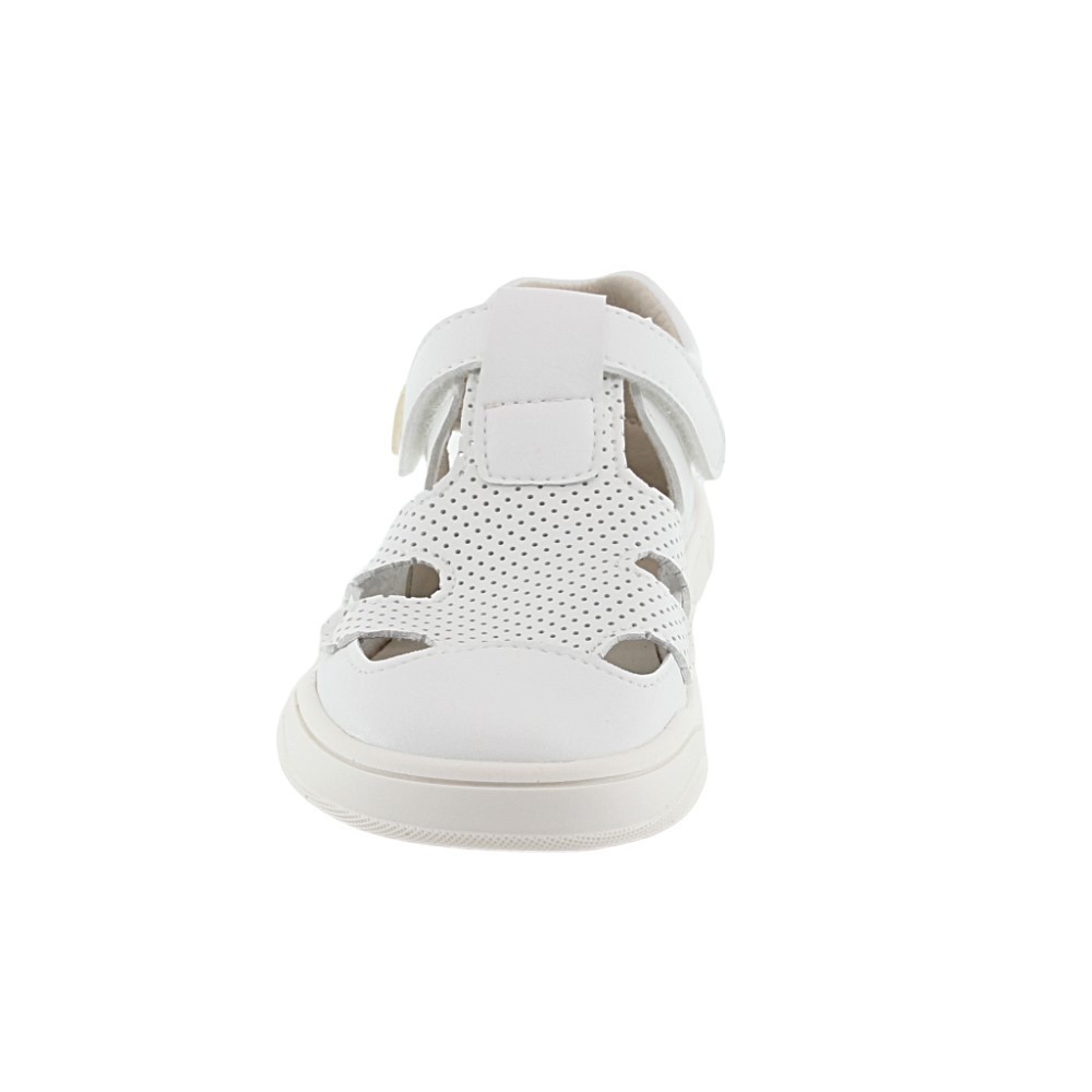Sandalias respetuosas cerradas Piruflex Microperforado Blanco