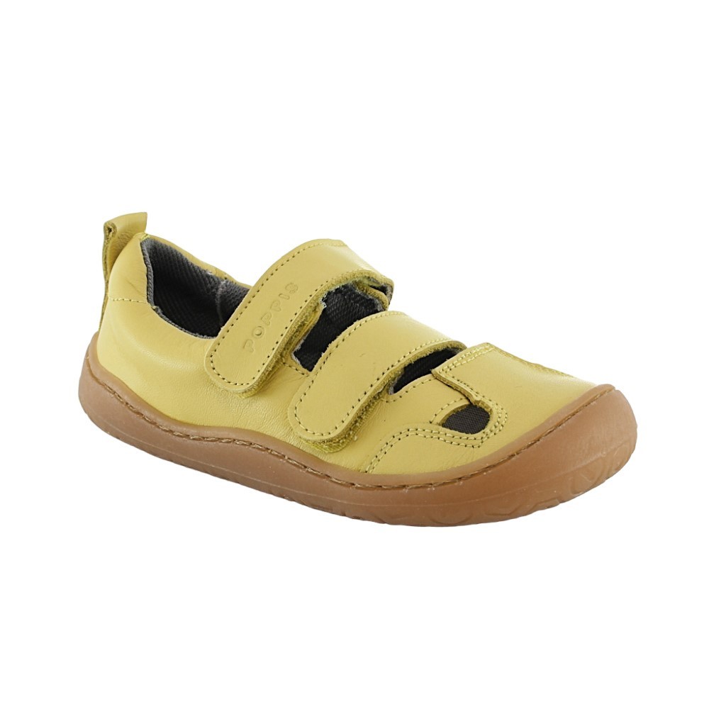 Sandalias Poppis Somer Amarillo Piel