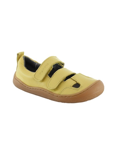 Sandalias Poppis Somer Amarillo Piel