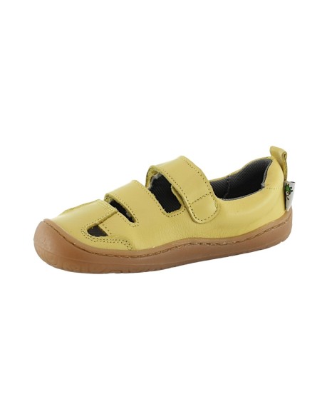 Sandalias Poppis Somer Amarillo Piel