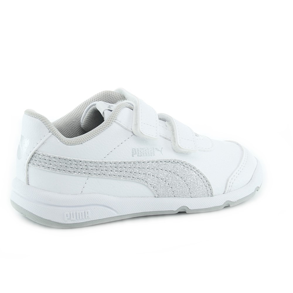 Zapatillas Puma Stepflex Blanco-Plata