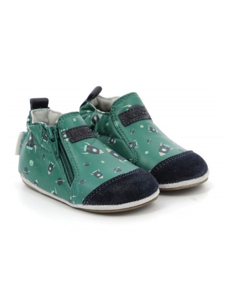 Zapatos Robeez Rocket Trip Verde Cohete
