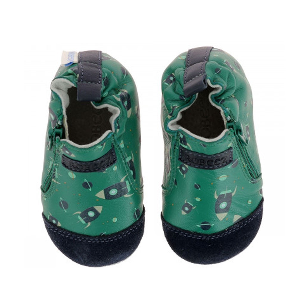 Zapatos Robeez Rocket Trip Verde Cohete