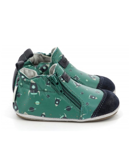 Zapatos Robeez Rocket Trip Verde Cohete