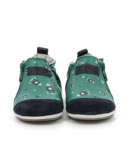 Zapatos Robeez Rocket Trip Verde Cohete