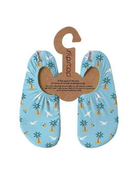 Escarpines respetuosos SlipStop Palm Beach Celeste