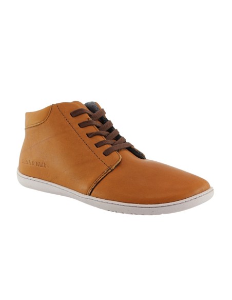 Botines barefoot Stitch & Walk forro térmico Camel