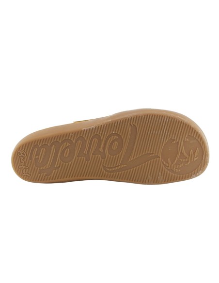 Zapatillas barefoot Terreta Illice vegano Blanco-Mostaza