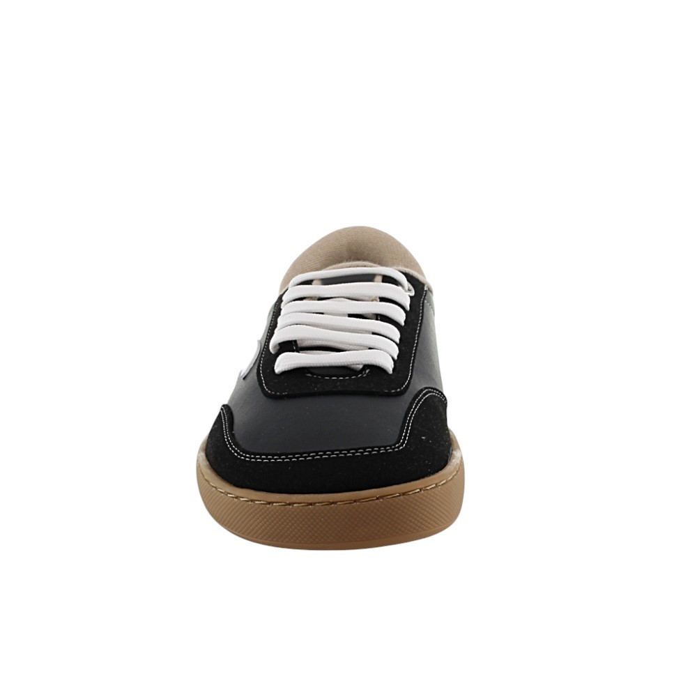 Zapatillas barefoot Terreta Illice vegano Negro-Blanco
