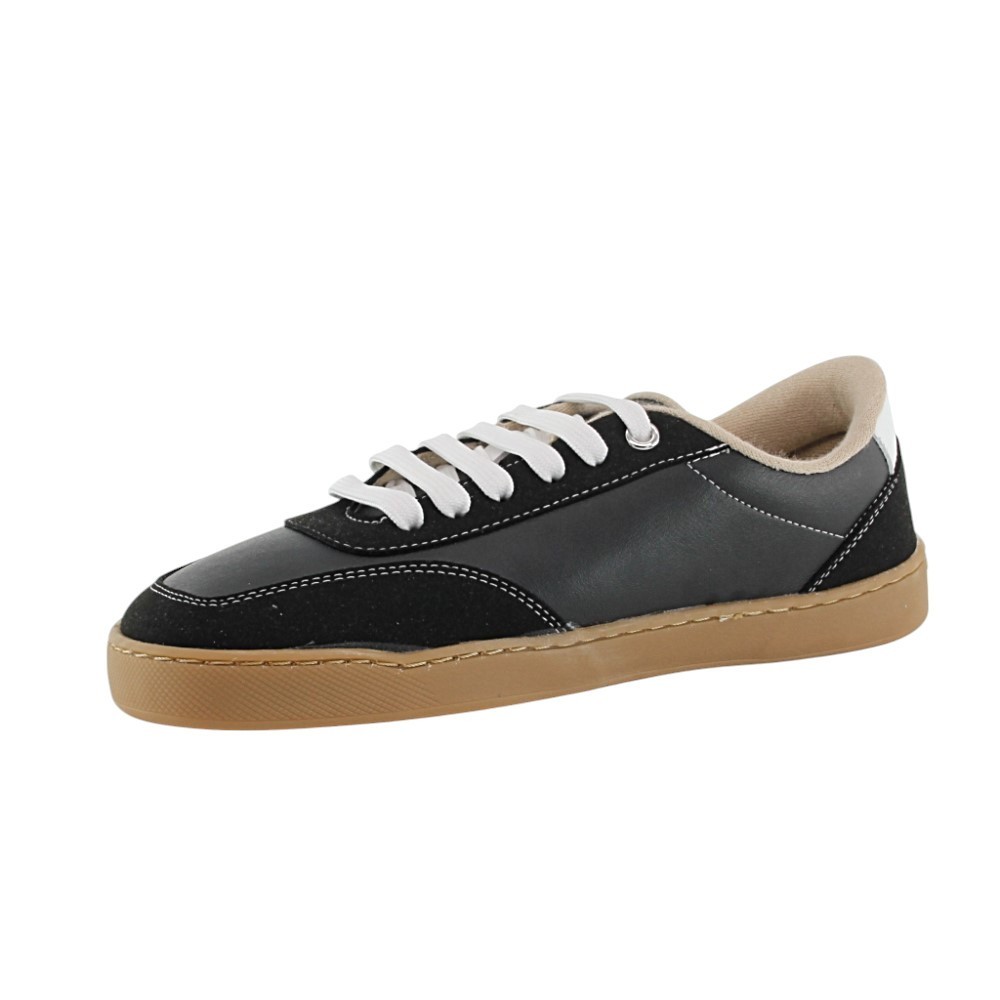 Zapatillas barefoot Terreta Illice vegano Negro-Blanco