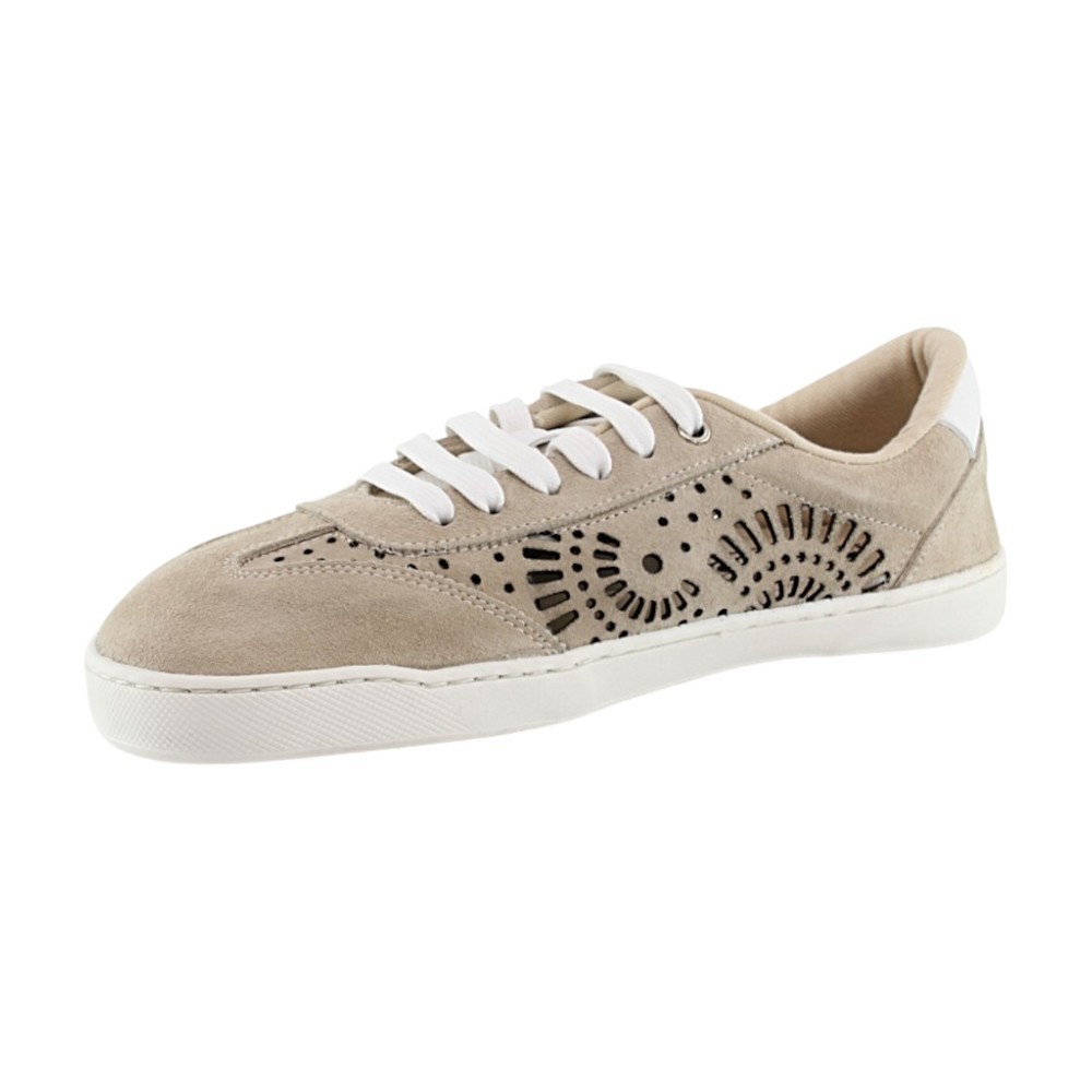 Zapatillas barefoot Terreta Serraje Picado Taupe