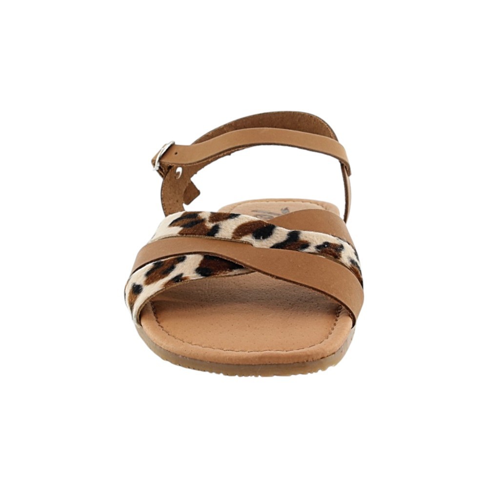 Sandalias barefoot Terreta Jubalcoi Cuero-Leopardo