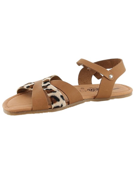 Sandalias barefoot Terreta Jubalcoi Cuero-Leopardo