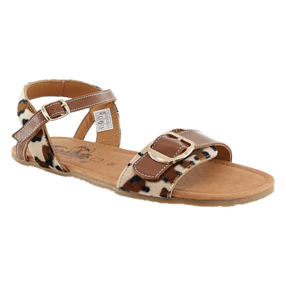 Sandalias barefoot Terrreta Tabarca Leopardo