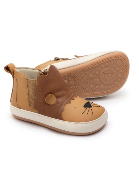 Botines respetuosos Tip Toey Joey Lion Camel