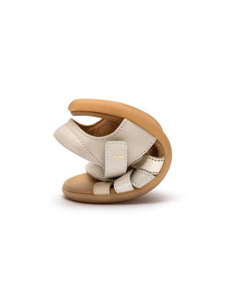 Sandalias barefoot Tip Toey Joey Criss Cross Multi Blanco