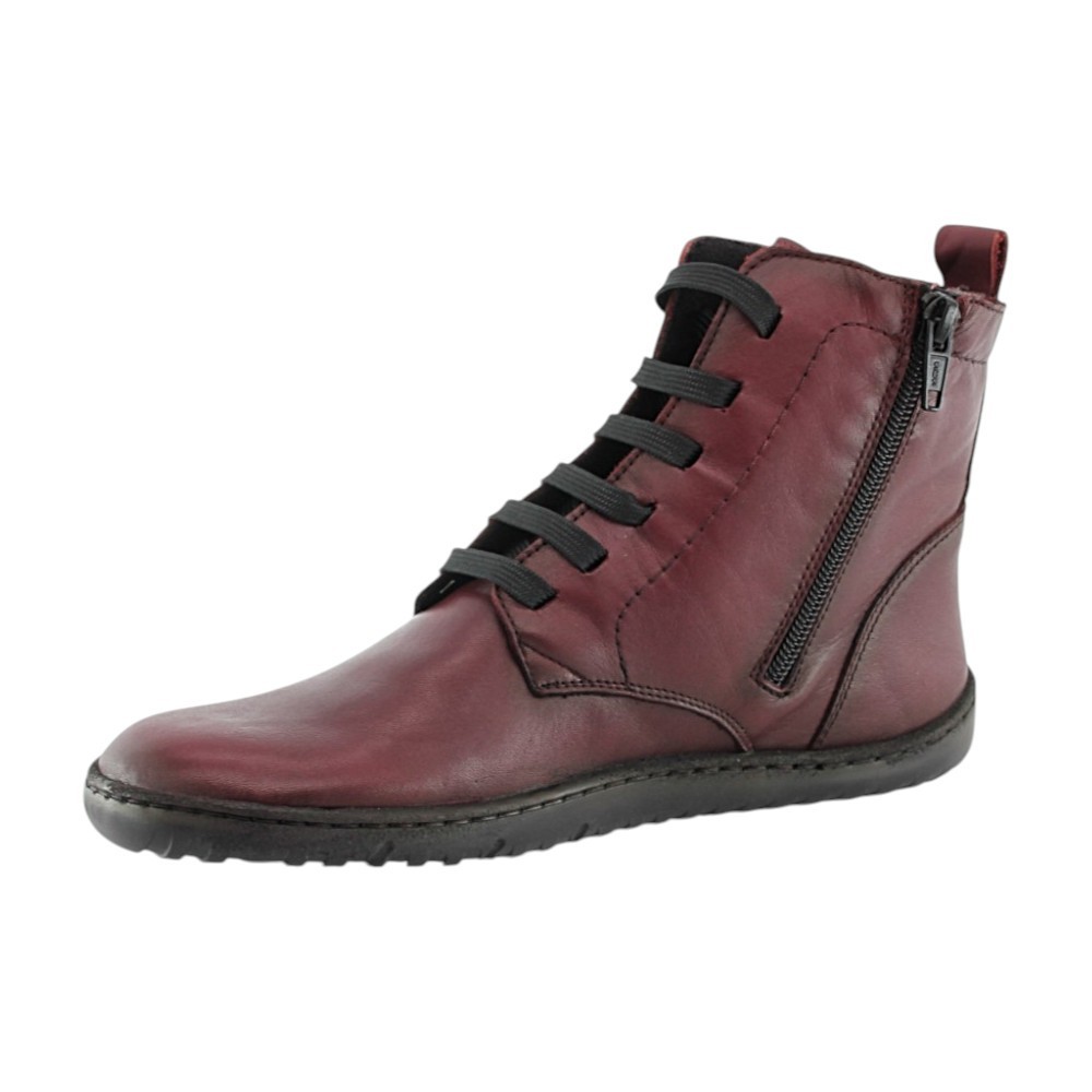 Botines Vivant Barefootc 2753 cordones Burdeos
