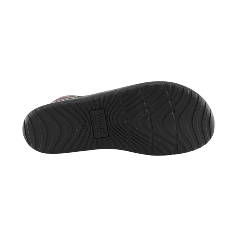 Botines Vivant Barefootc 2753 cordones Burdeos