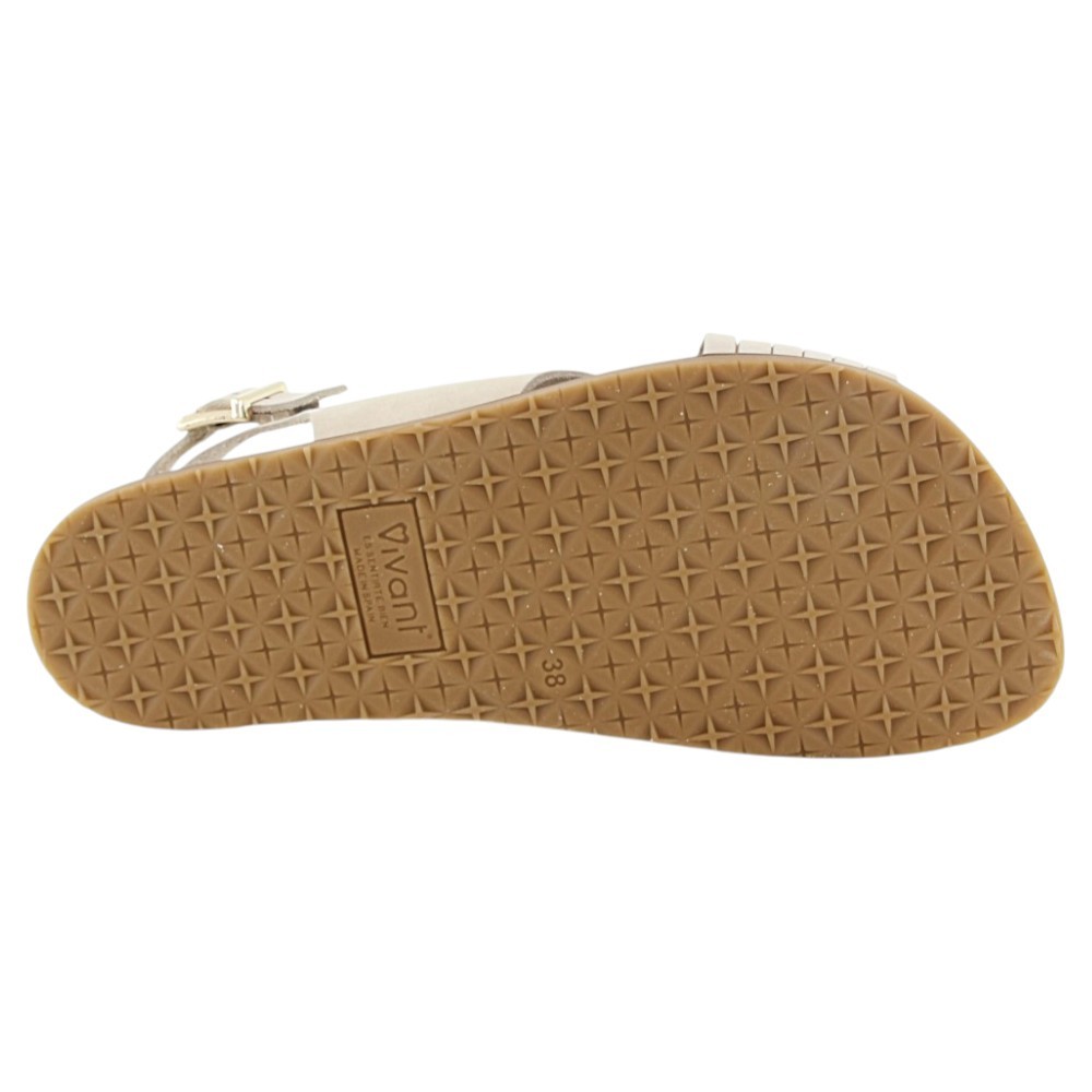 Sandalias barefoot Vivant Dalia Nobuck Hielo