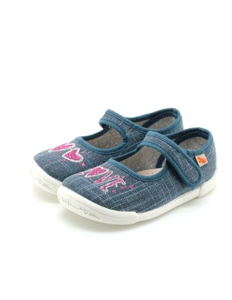 Merceditas de lona Vulladi 5779-622 Azul