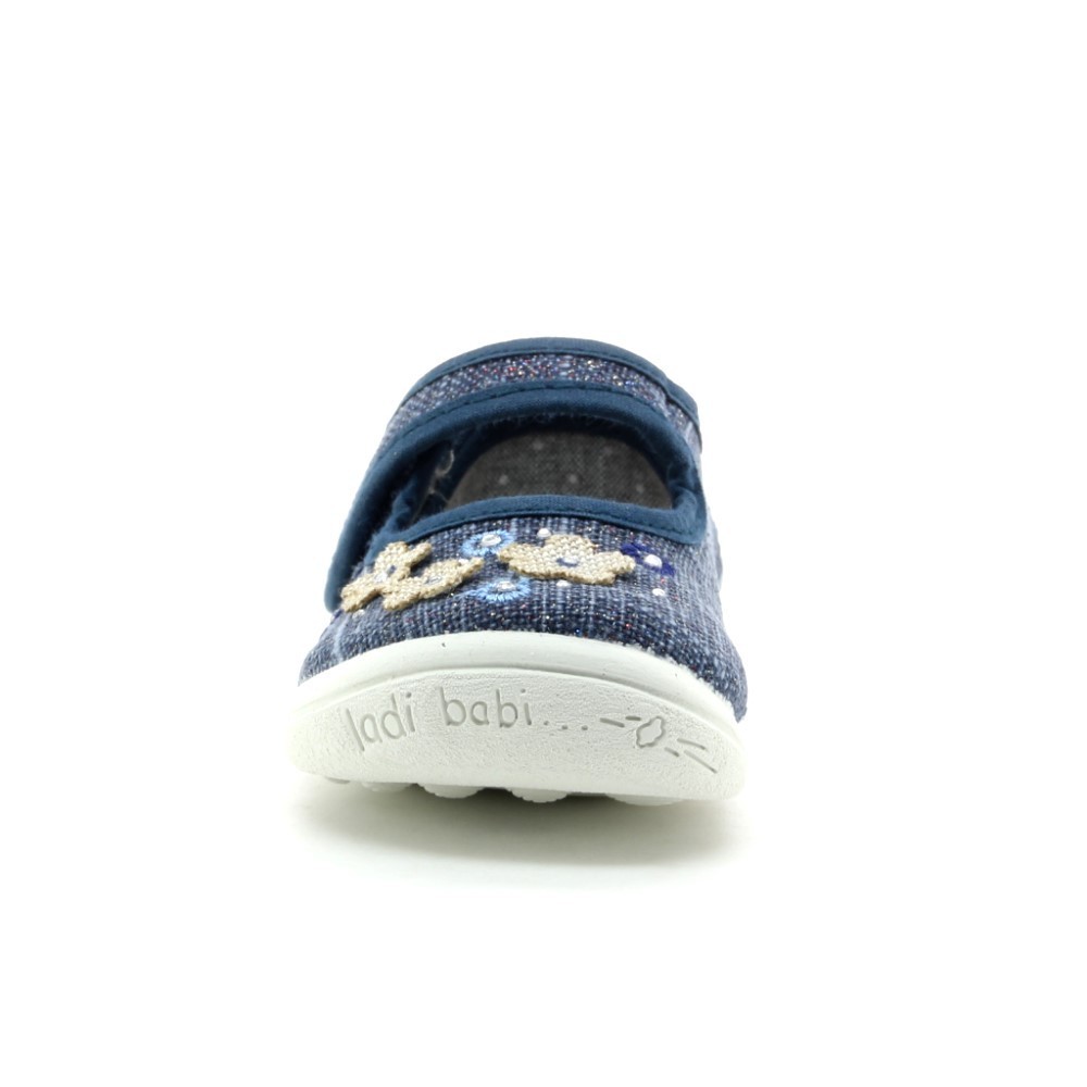 Merceditas de lona Vulladi 5785-622 Azul Flores