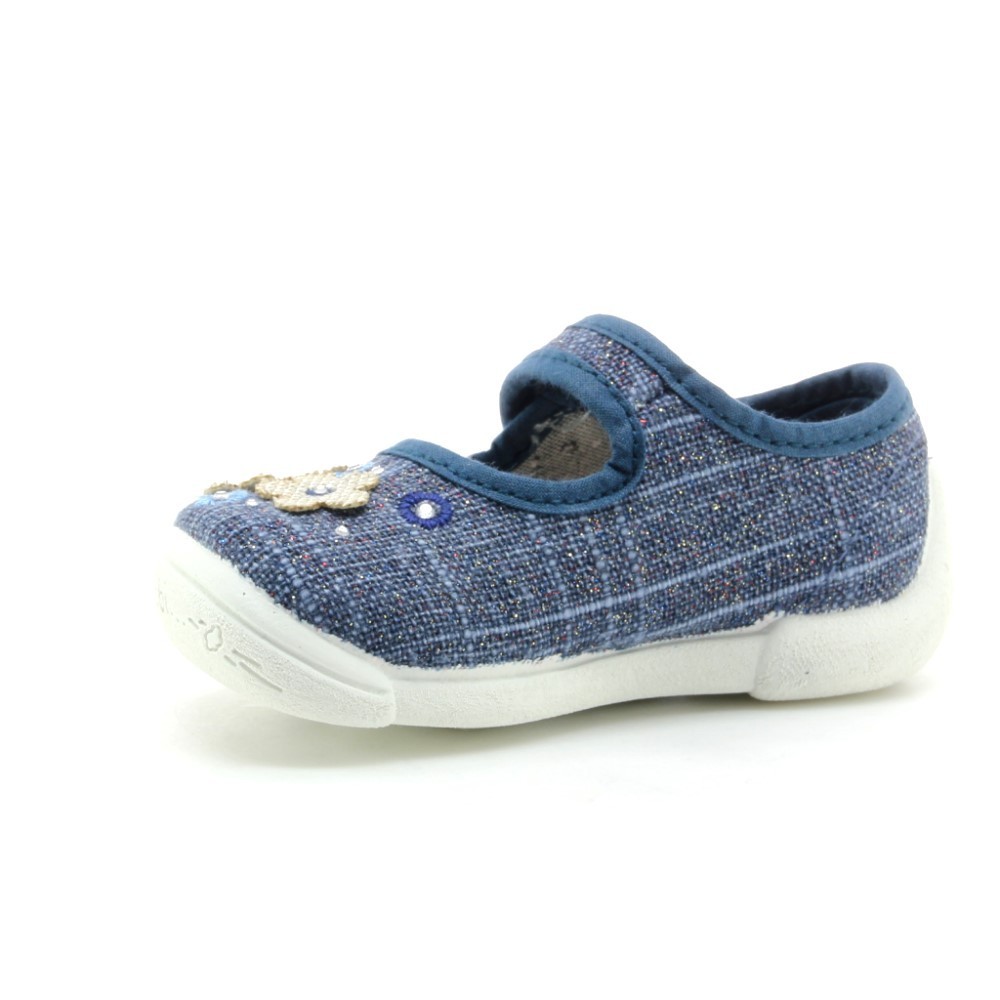 Merceditas de lona Vulladi 5785-622 Azul Flores