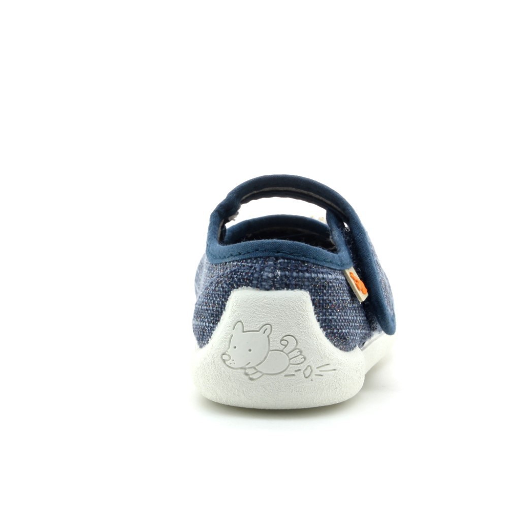 Merceditas de lona Vulladi 5785-622 Azul Flores