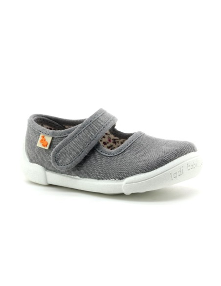Merceditas de lona Vulladi 5777-558 Gris