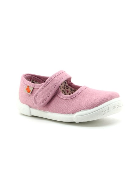 Merceditas de lona Vulladi 5777-558 Rosa