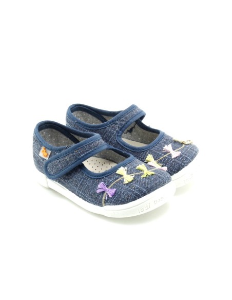Merceditas de lona Vulladi 7783-622 Azul