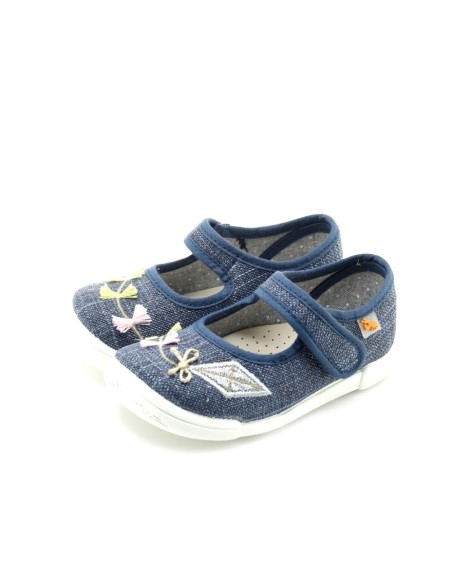 Merceditas de lona Vulladi 7783-622 Azul