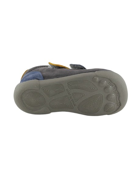 Calzado respetuoso Vulladi 5776 Gris-Amarillo