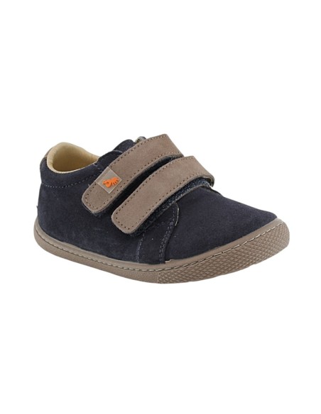 Calzado barefoot Flexibles by Vulladi Velcros Azul