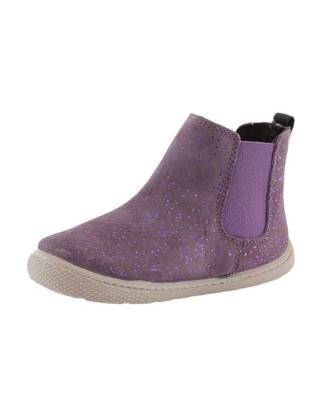 Botines Flexibles by Vulladi Puntitos chelsea Morado