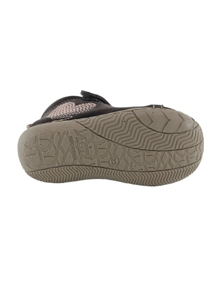 Botines Zapy AF70660 Gris-Rosa