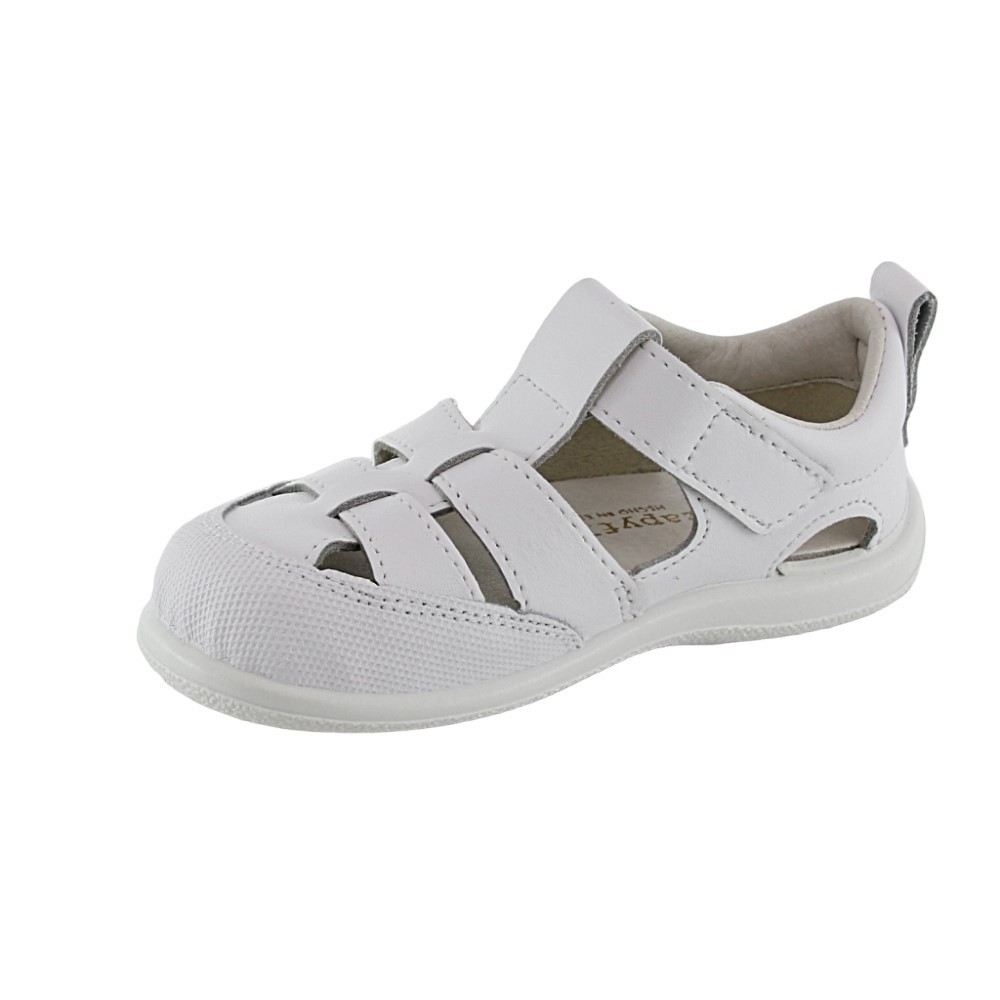 Sandalias respetuosas Zapy 2 Tiras Blanco