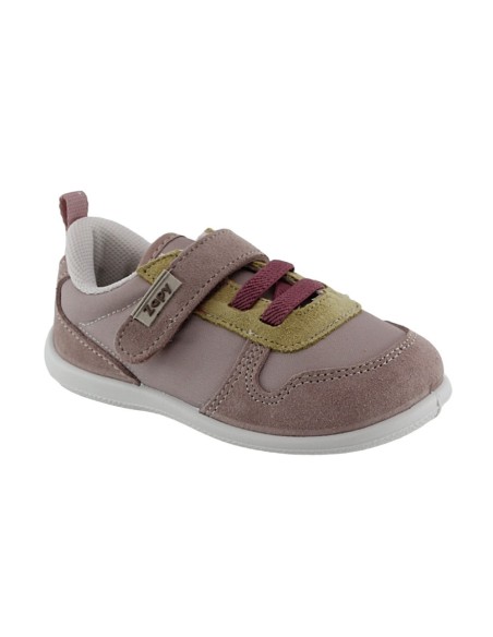Zapatillas ZapyFlex Velcro y elástico Malva
