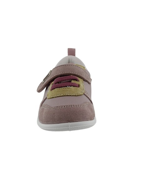 Zapatillas ZapyFlex Velcro y elástico Malva