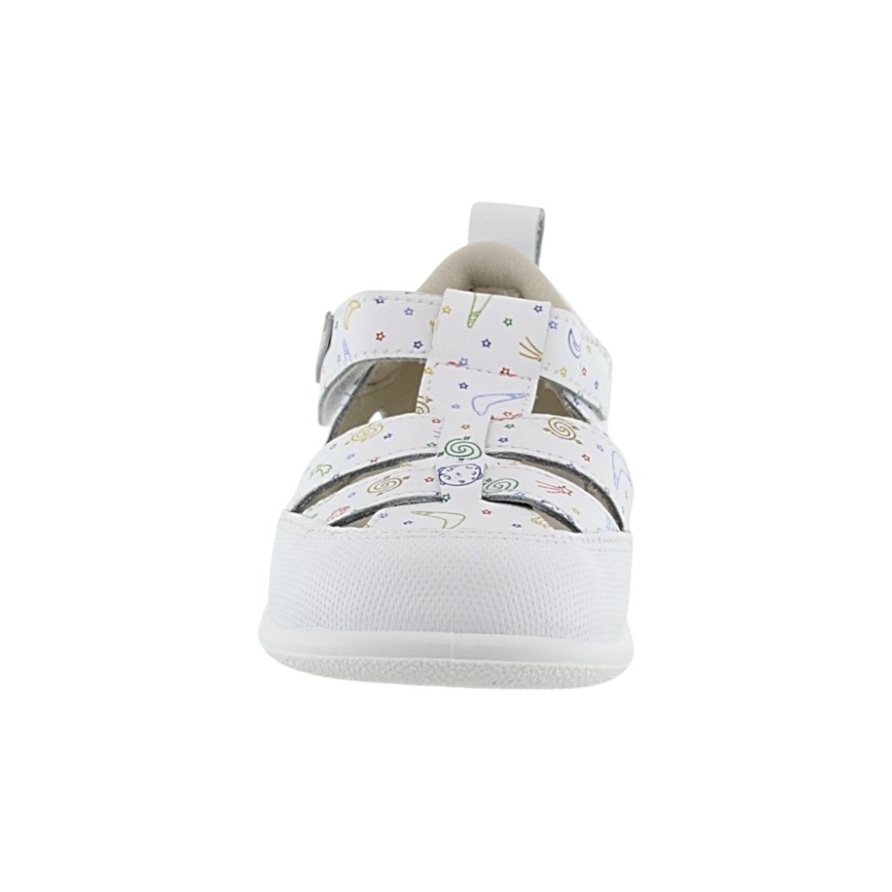 Sandalias ZapyFlex dos tiras Blanco Space