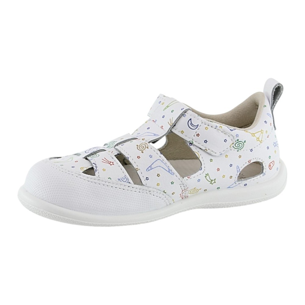 Sandalias ZapyFlex dos tiras Blanco Space