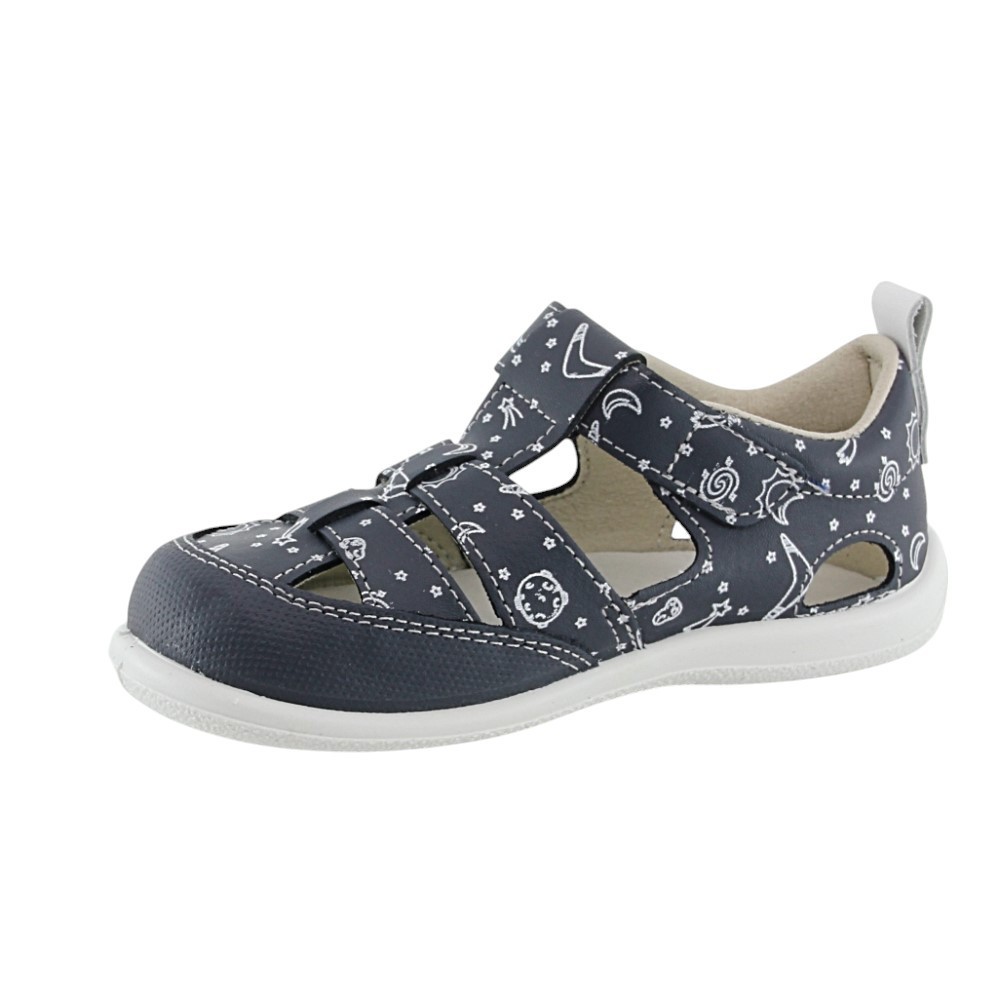 Sandalias Zapyflex respetuosas 2 Tiras seri azul