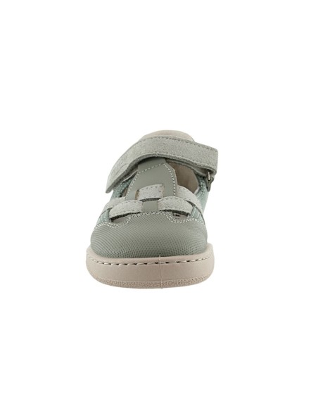 Sandalias respetuosas ZapyFlex Velcro Verde