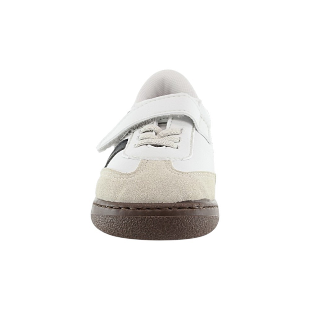 Zapatos barefoot Zapyflex Velcro y elástico Blanco-Negro