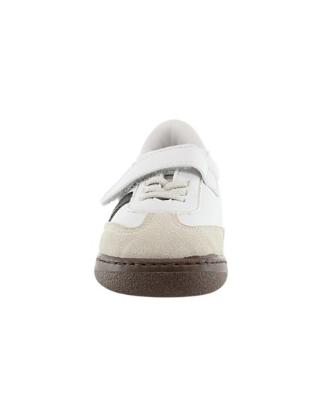 Zapatos barefoot Zapyflex Velcro y elástico Blanco-Negro