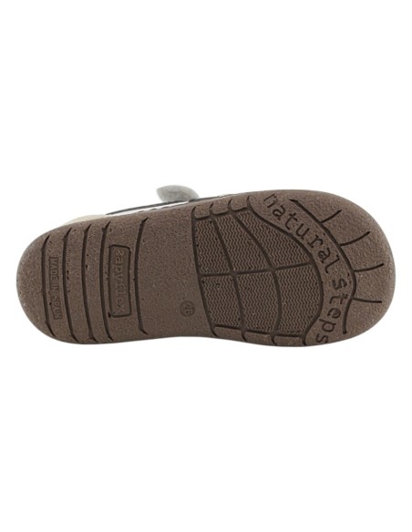 Zapatos barefoot Zapyflex Velcro y elástico Blanco-Negro
